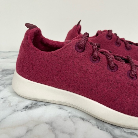 Allbirds Wool Runners Women's Athletic Shoes Sneakers Size 10 Red - Picture 3 of 11
